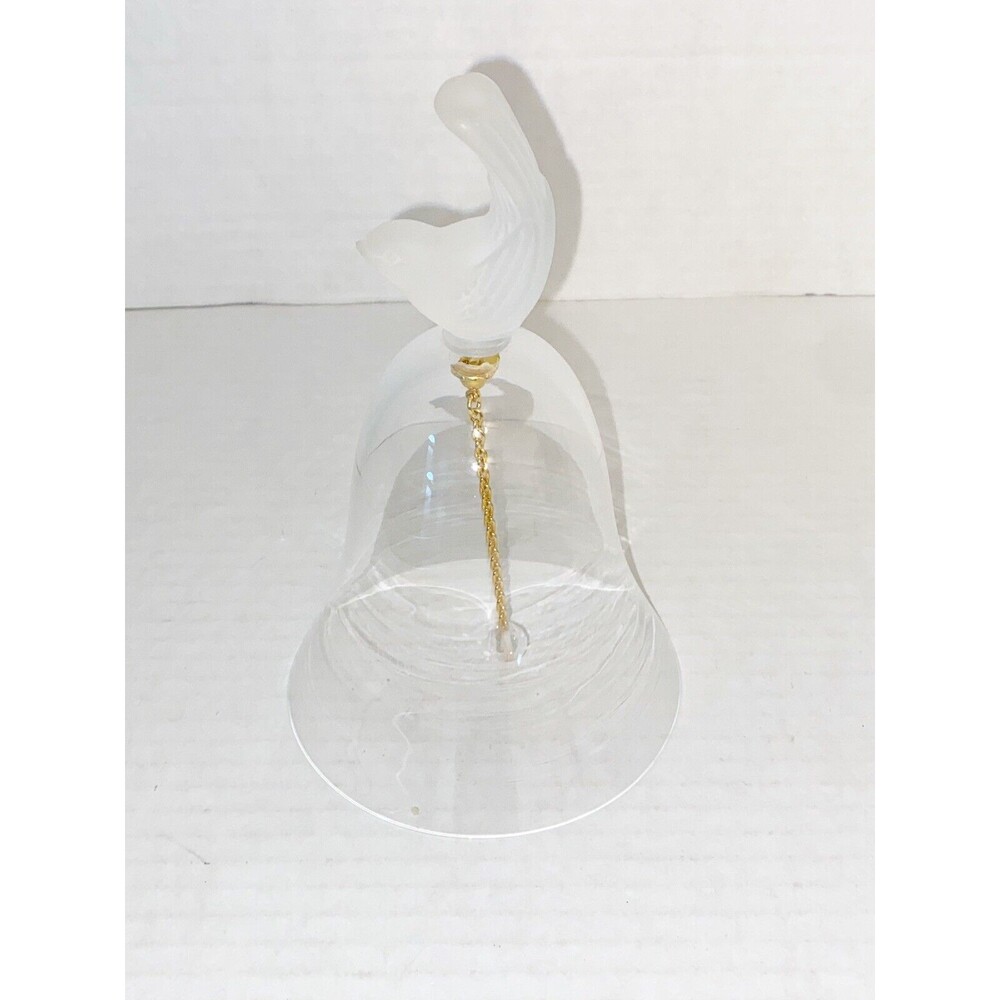 Crystal Bell With Bird Handle